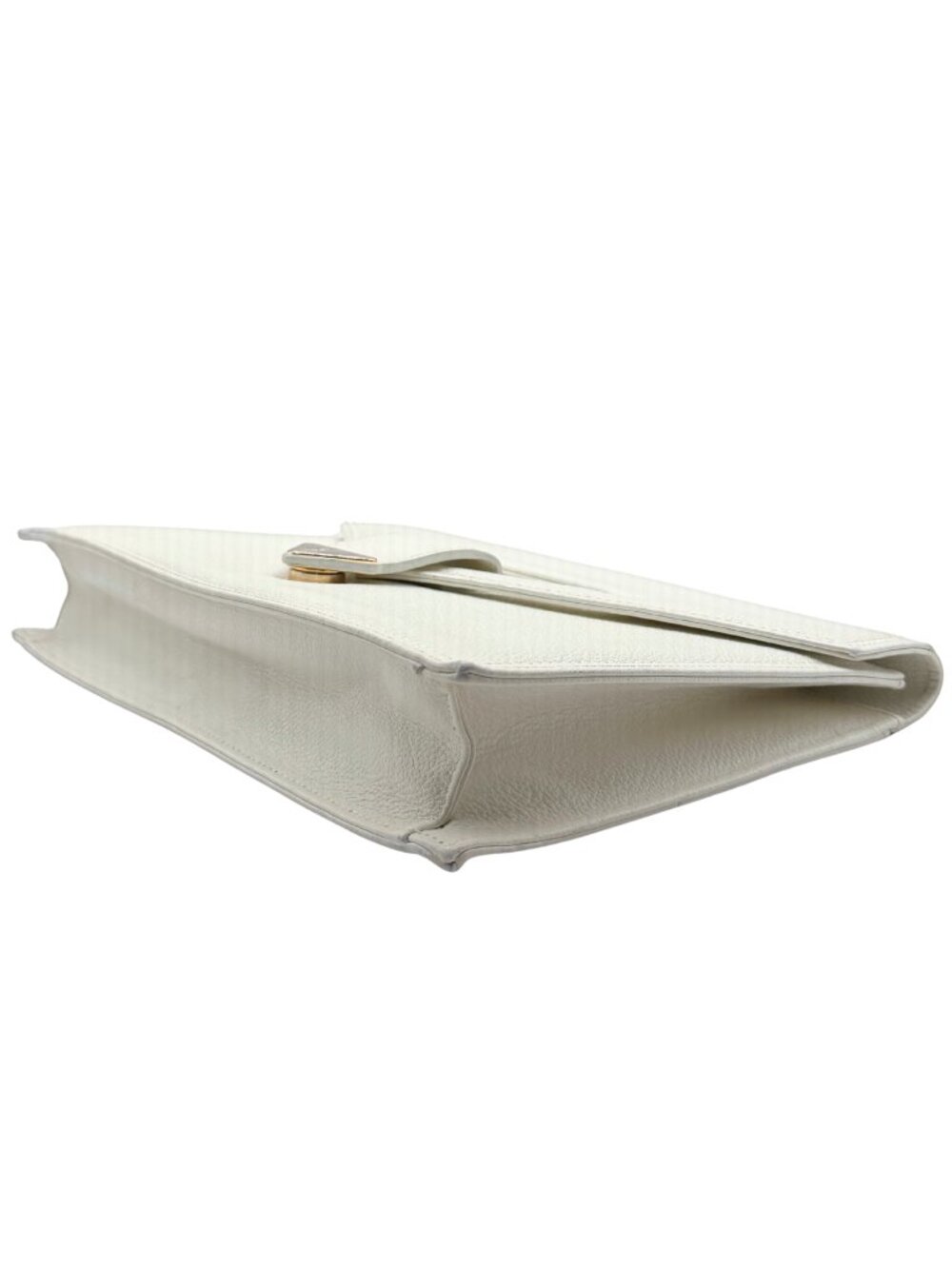 YVES SAINT LAURENT Vintage White/Ivory Clutch - Picture 3 of 8